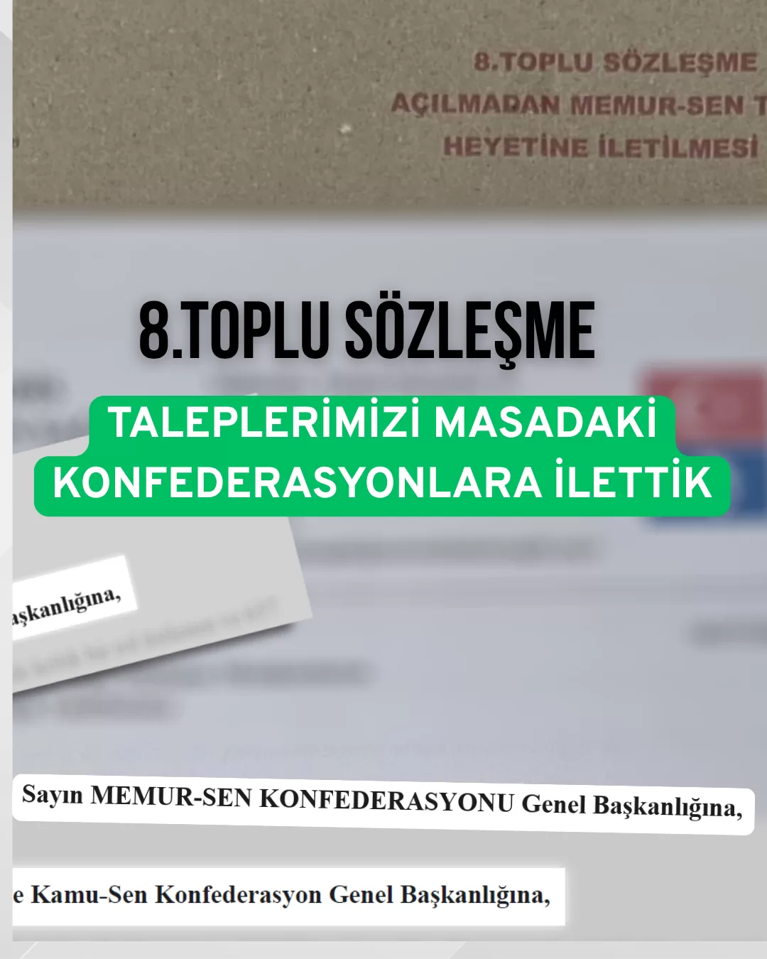 8.Toplu Sözleşme Taleplerimiz