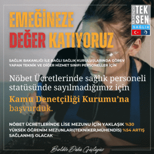 Kamu Denetçiler Kurumu Nöbet Ücreti